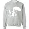 The Wind Rises Cutout Black & White Sweatshirt
