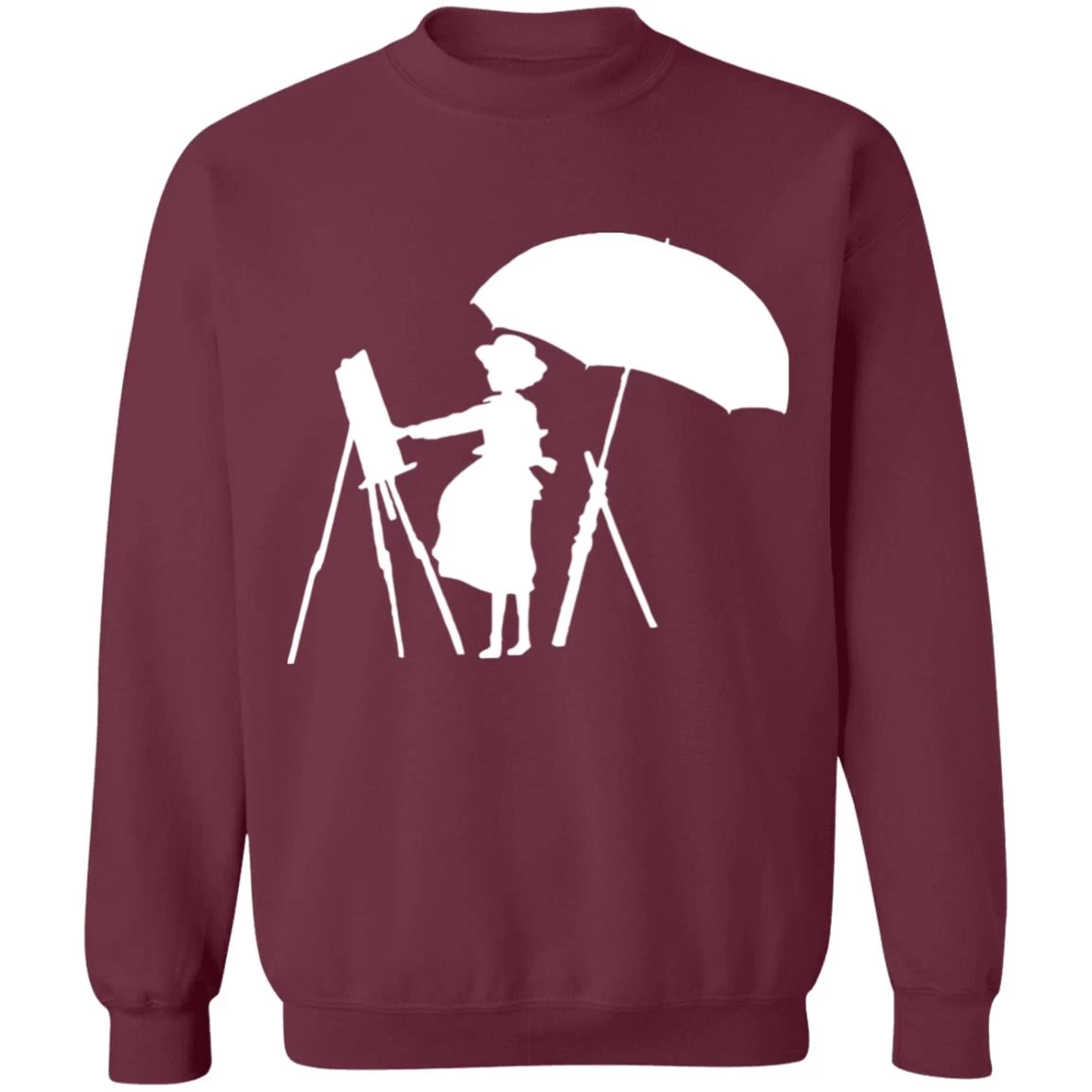 The Wind Rises Cutout Black & White Sweatshirt 6 The Wind Rises Cutout Black & White Sweatshirt - Image 4