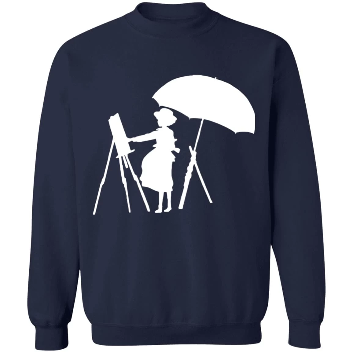 The Wind Rises Cutout Black & White Sweatshirt 16 The Wind Rises Cutout Black & White Sweatshirt - Image 14