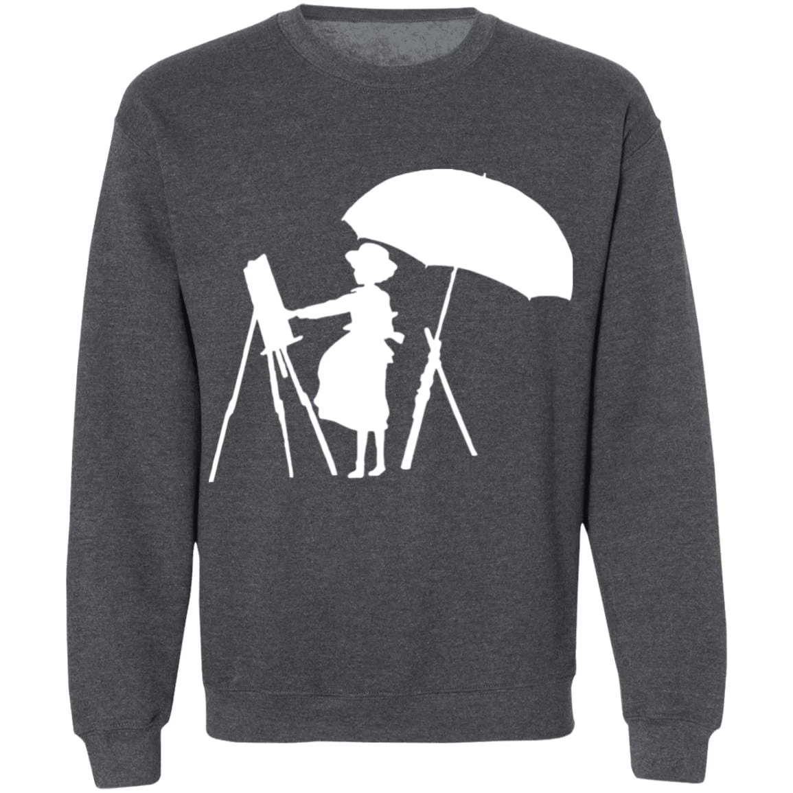 The Wind Rises Cutout Black & White Sweatshirt 9 The Wind Rises Cutout Black & White Sweatshirt - Image 7