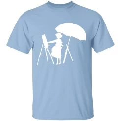 The Wind Rises Cutout Black & White T Shirt
