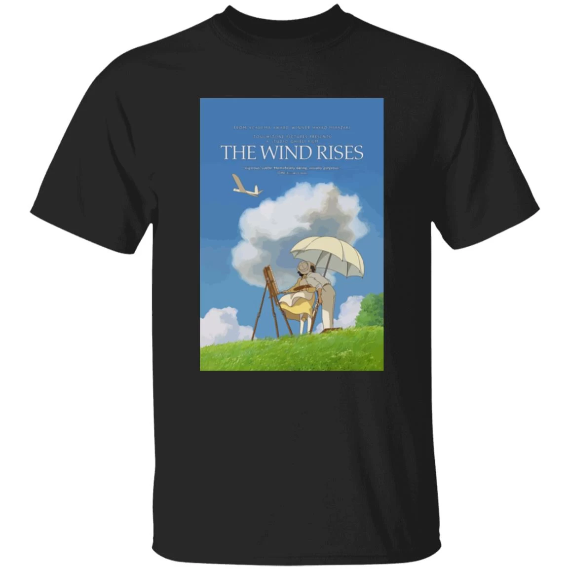 The Wind Rises Poster Classic T Shirt 5 The Wind Rises Poster Classic T Shirt - Image 3