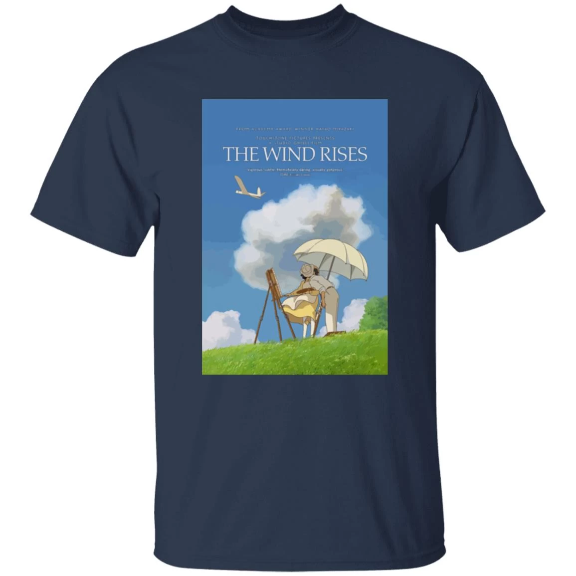 The Wind Rises Poster Classic T Shirt 9 The Wind Rises Poster Classic T Shirt - Image 7