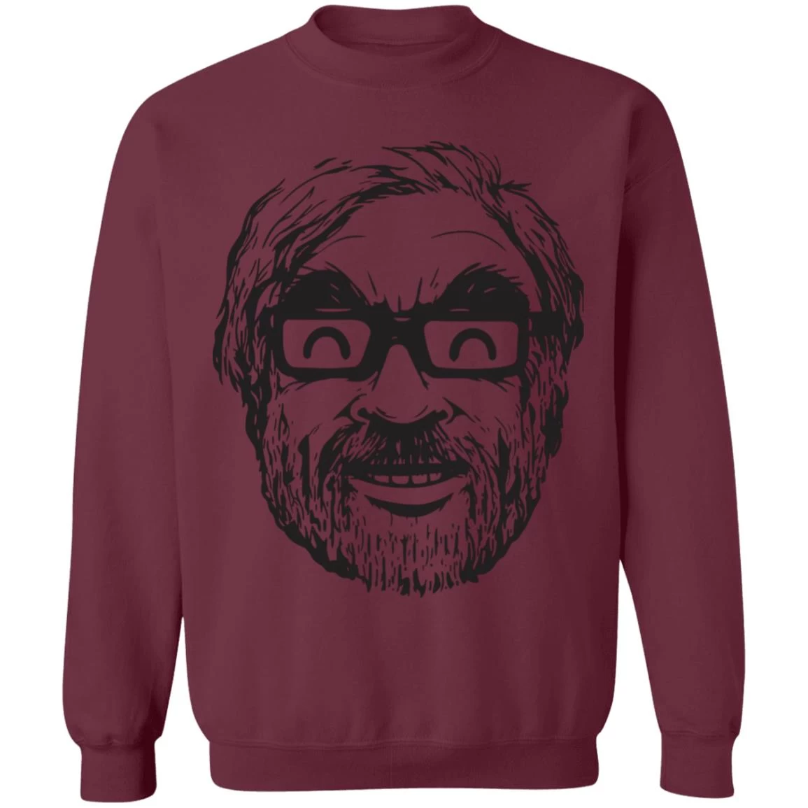 Ghibli Studio – Hayao Miyazaki Portrait Sweatshirt 6 Ghibli Studio – Hayao Miyazaki Portrait Sweatshirt - Image 4