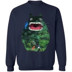 Totoro Jungle Color Cutout Sweatshirt 33 Totoro Jungle Color Cutout Sweatshirt -Ghibli Shop redirect12302020131211 4 1