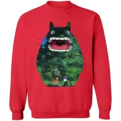 Totoro Jungle Color Cutout Sweatshirt 25 Totoro Jungle Color Cutout Sweatshirt -Ghibli Shop redirect12302020131211 5