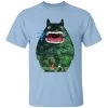 Totoro Jungle Color Cutout T Shirt 2 Totoro Jungle Color Cutout T Shirt -Ghibli Shop redirect12302020131217