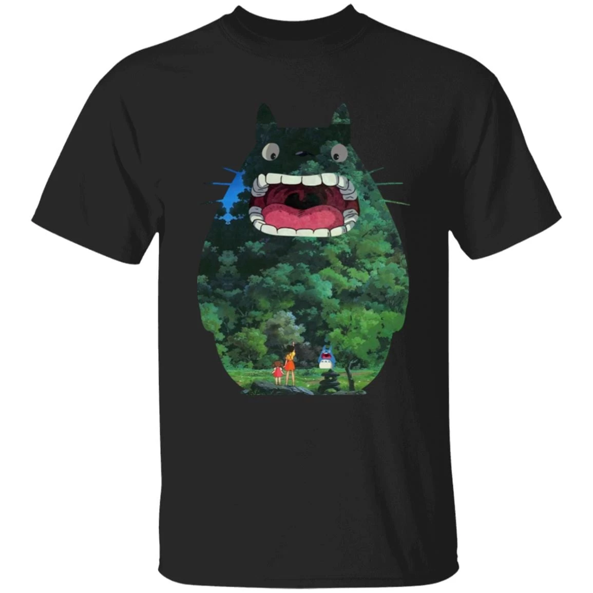 Totoro Jungle Color Cutout T Shirt 14 Totoro Jungle Color Cutout T Shirt - Image 12