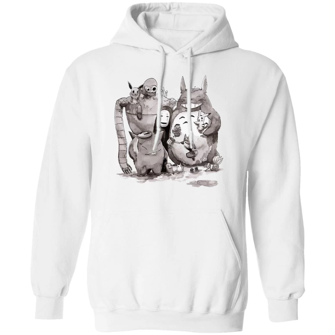 Ghibli Ft. Pokemon Characters Hoodie 4 Ghibli Ft. Pokemon Characters Hoodie - Image 2